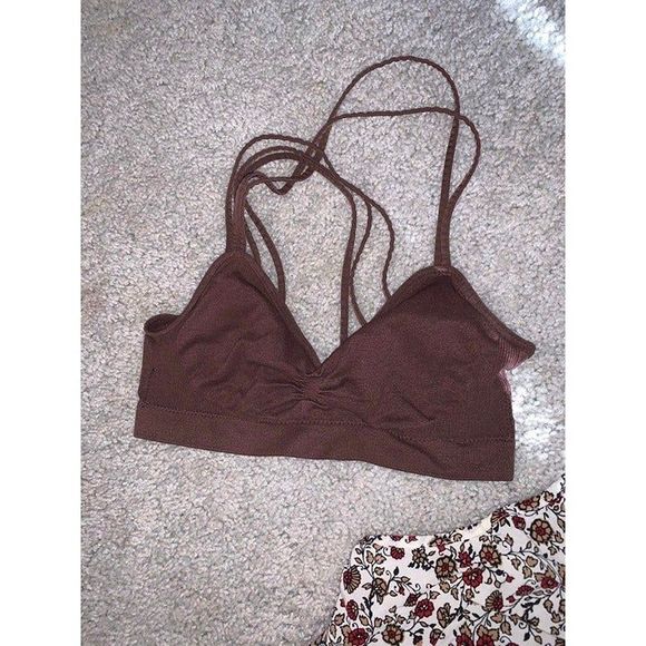 Forever 21 Elephant Crop Top w/ Anemone Strappy Bra - Picture 4 of 6